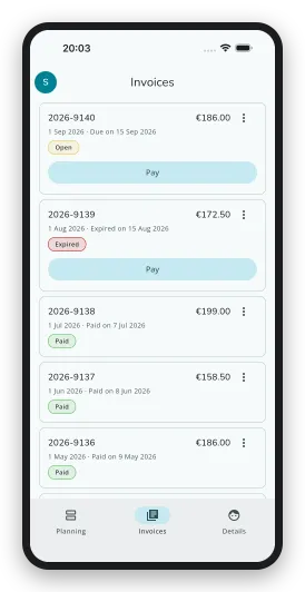 Paying for dog services easily