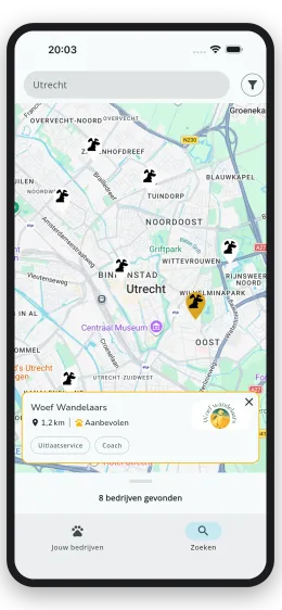 Jouw bedrijf vinden in DoggyDoggy